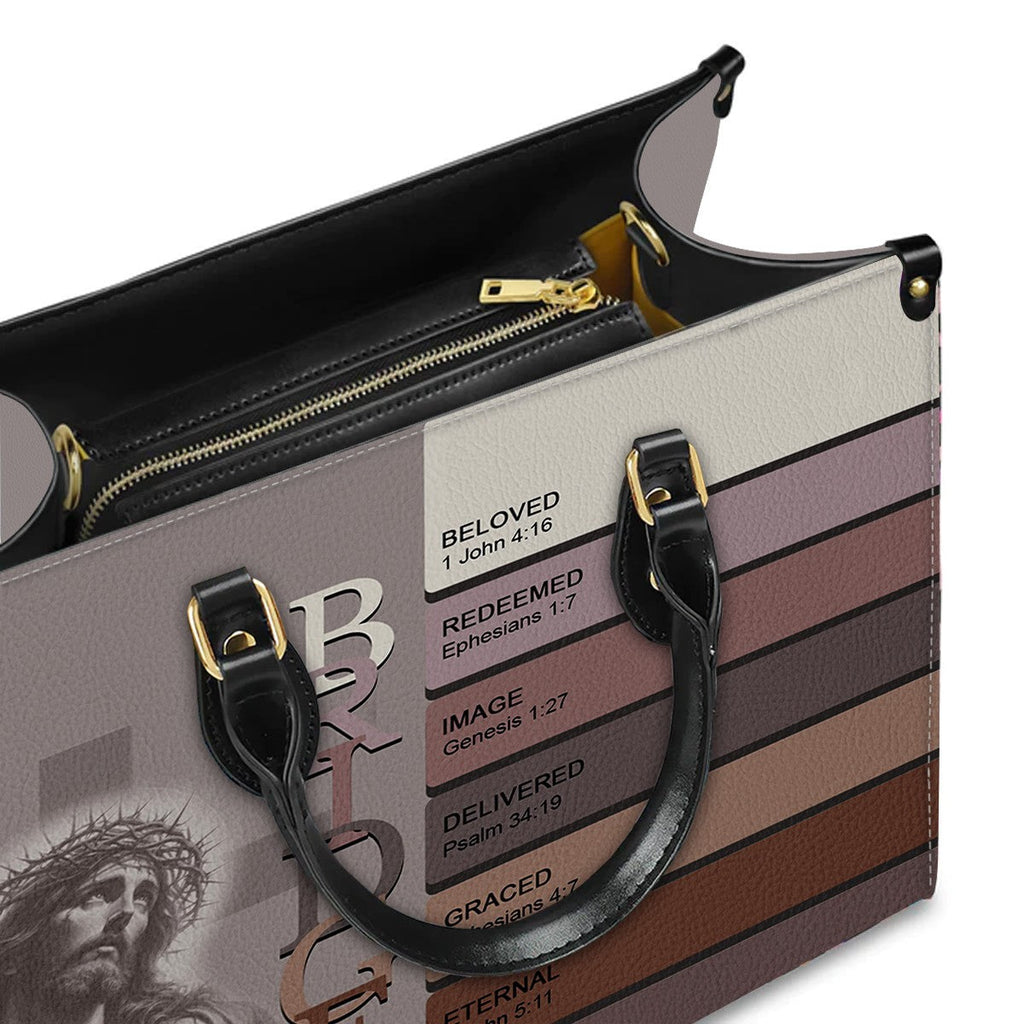 Personalized Christian Leather Handbag & Clutch
