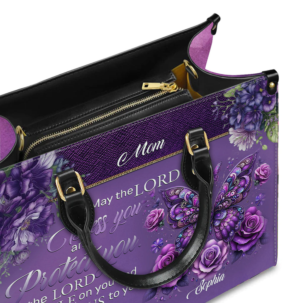 Custom Engraved Christian Leather Handbag