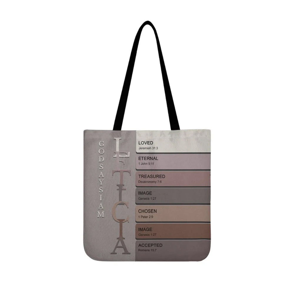 God Says I Am Custom Name Cosmetic Bag
