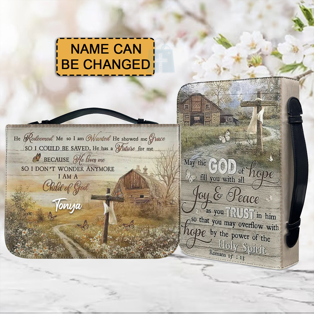 God of Hope Personalized Bible Cover