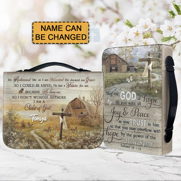 God of Hope Personalized Bible Cover