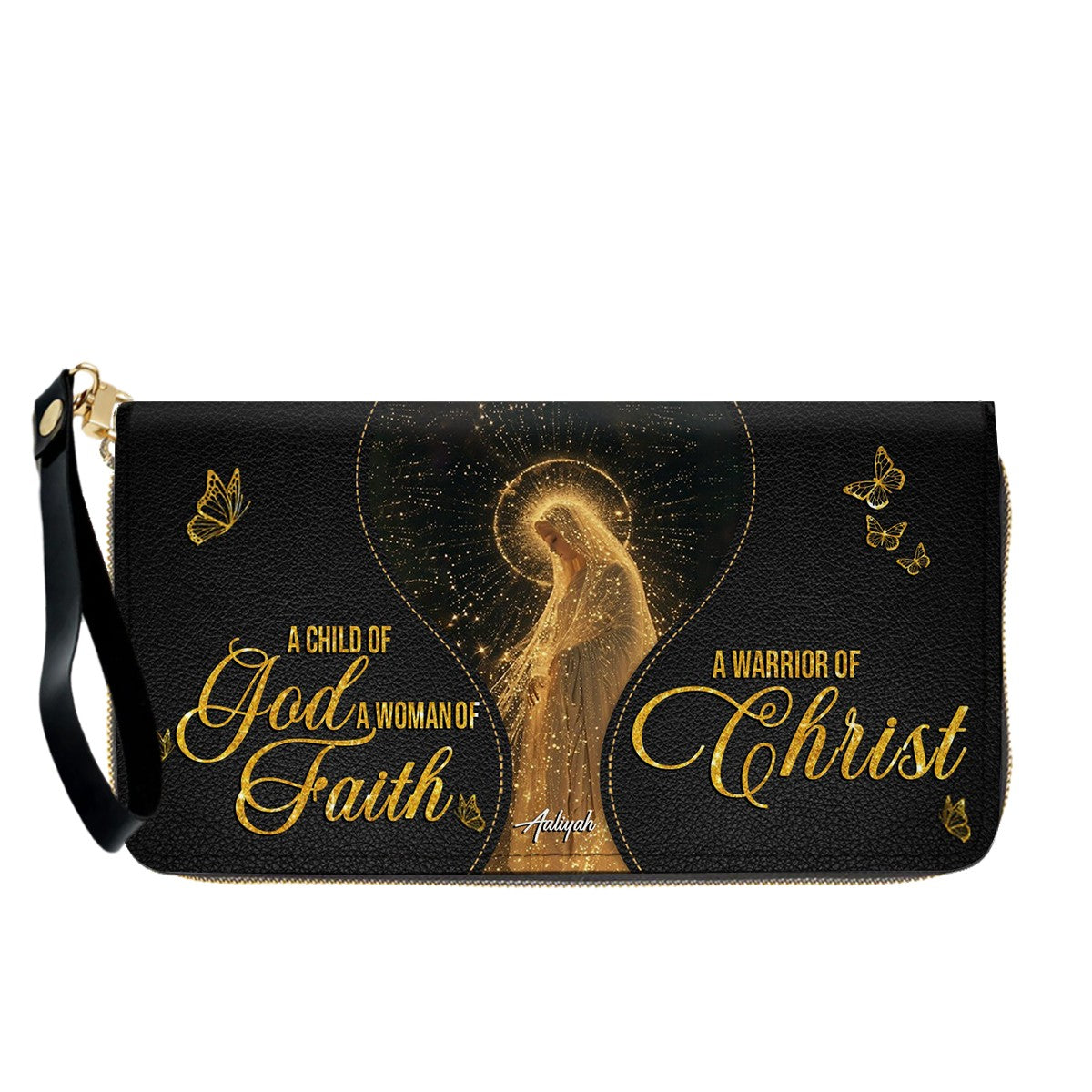 Personalized Christian Leather Handbag & Wallet Set