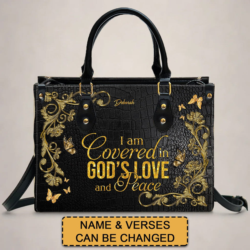 Christian Affirmation Leather Handbag