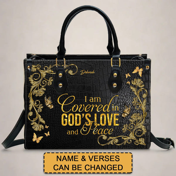 Christian Affirmation Leather Handbag