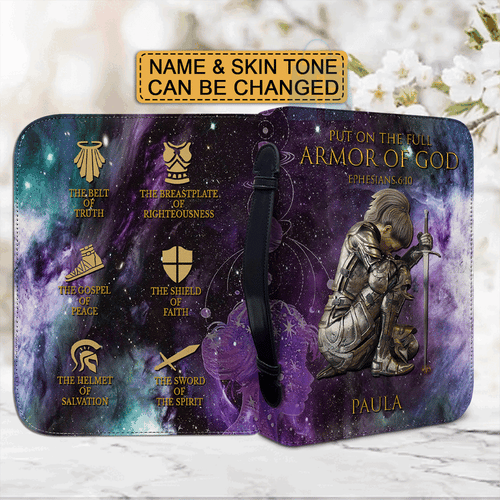 Cosmic Armor of God Personalized Bible Cover
