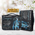 Personalized Be Strong & Courageous Bible Cover