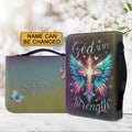Personalized God Is My Strength Bible Cover