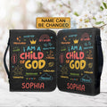 Personalized I Am Child of God Bible Cover