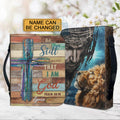 Personalized Lion 'Be Still' Bible Cover