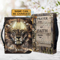 Personalized Lion & Savior Bible Cover