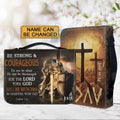 Be Strong and Courageous Personalized Bible Cover