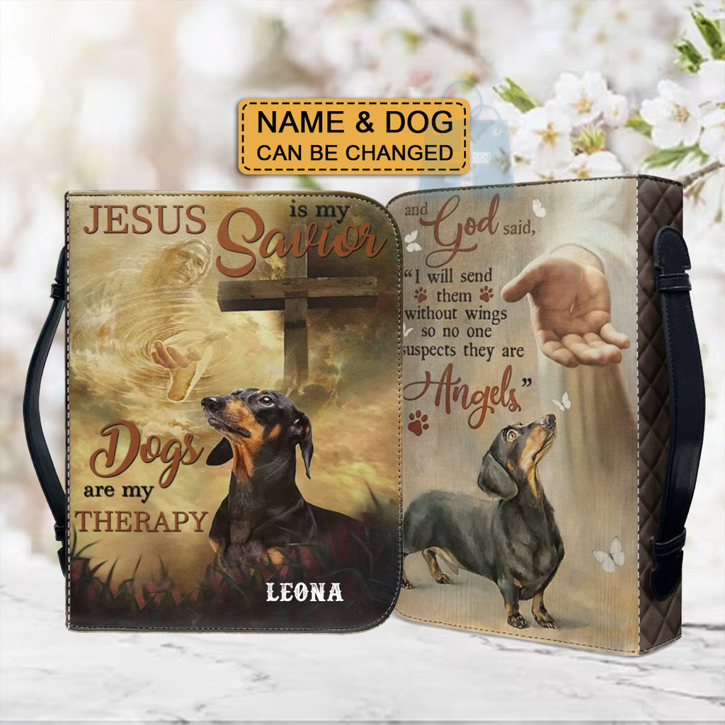 Personalized Dachshund Faith Bible Cover