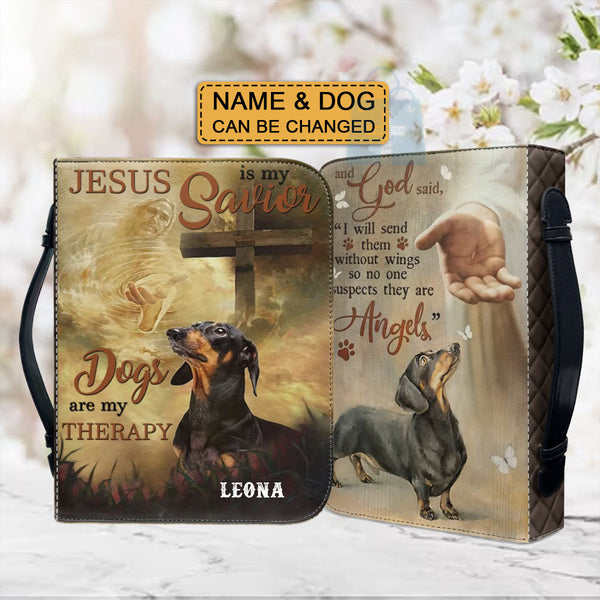Personalized Dachshund Faith Bible Cover