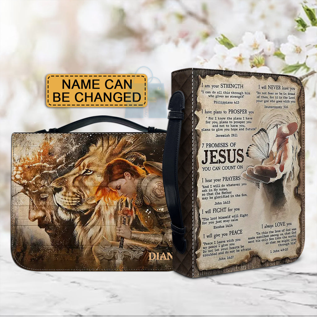 Personalized 7 Promises of Jesus Bible Cover
