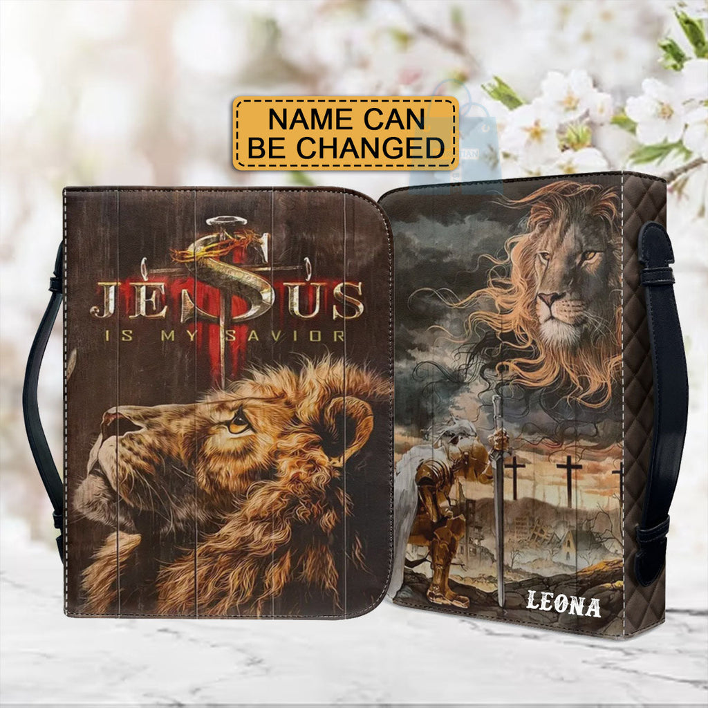 Personalized Majestic Lion Bible Cover