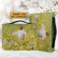 Personalized Jesus & Sunflower Bible Cover