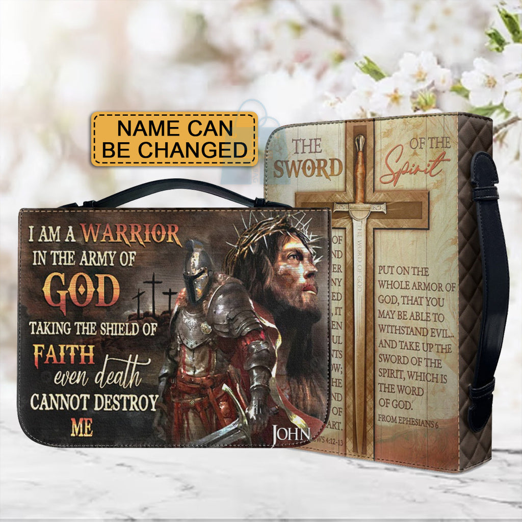Warrior of God Personalized Bible Cover