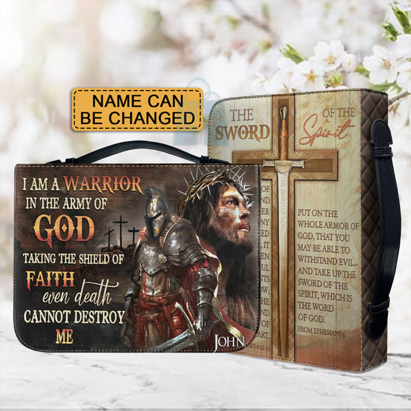 Warrior of God Personalized Bible Cover