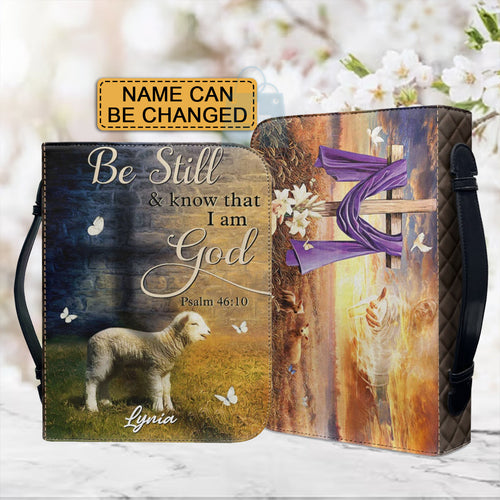 Be Still and Know Personalized Bible Cover