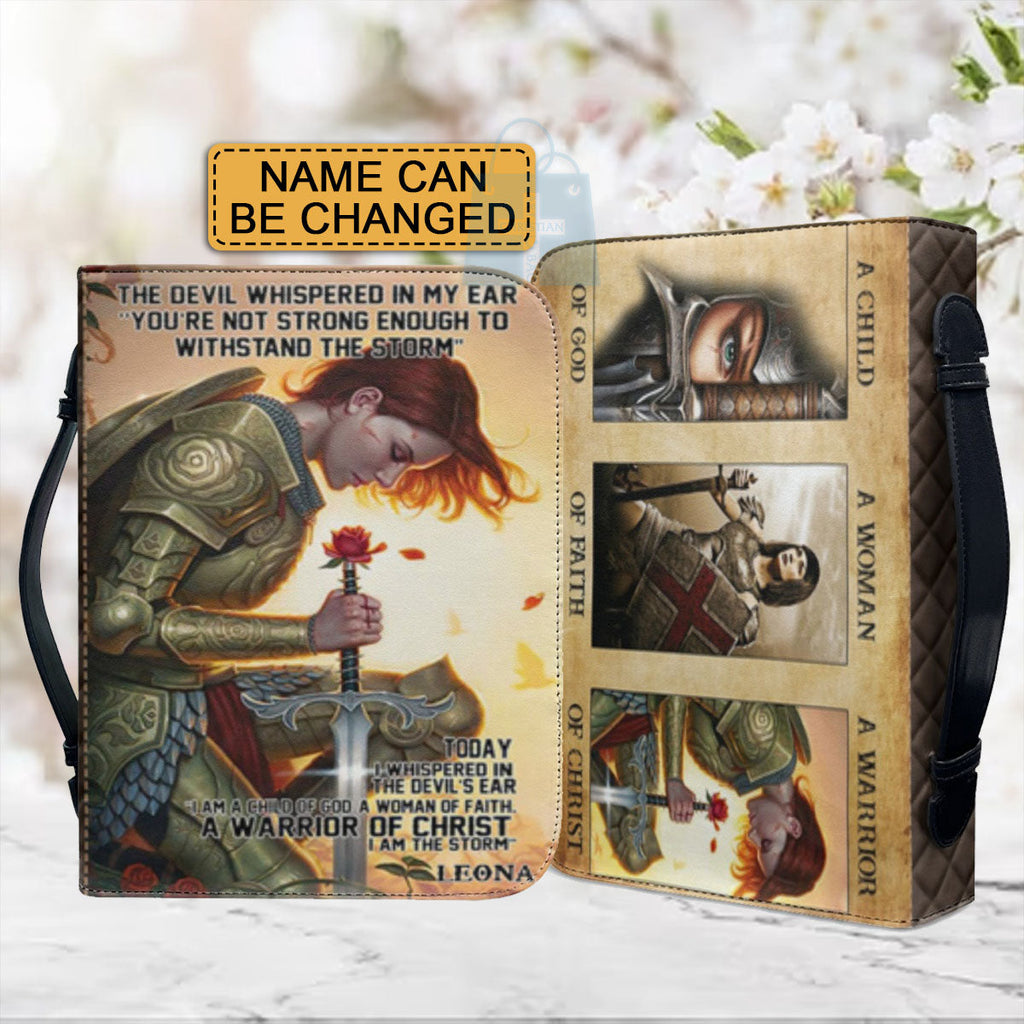 Personalized Warrior of Faith Bible Cover