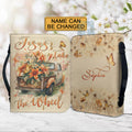 Personalized Jesus Take The Wheel Bible Cover