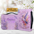 Personalized Purple Hummingbird Bible Cover