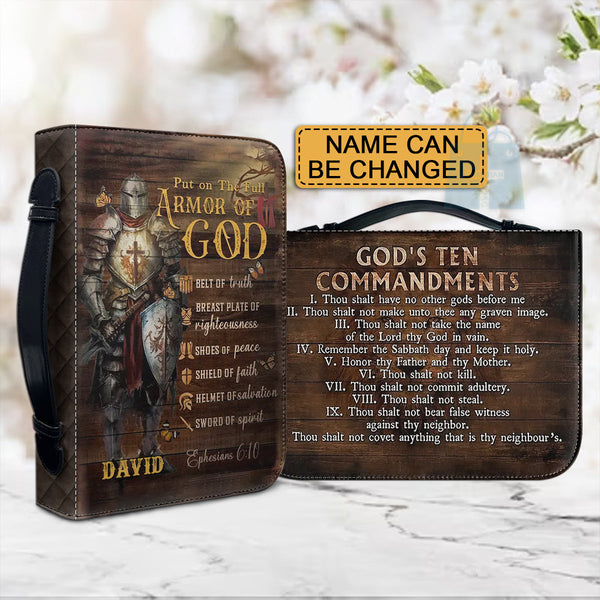 Personalized Armor of God Bible Cover