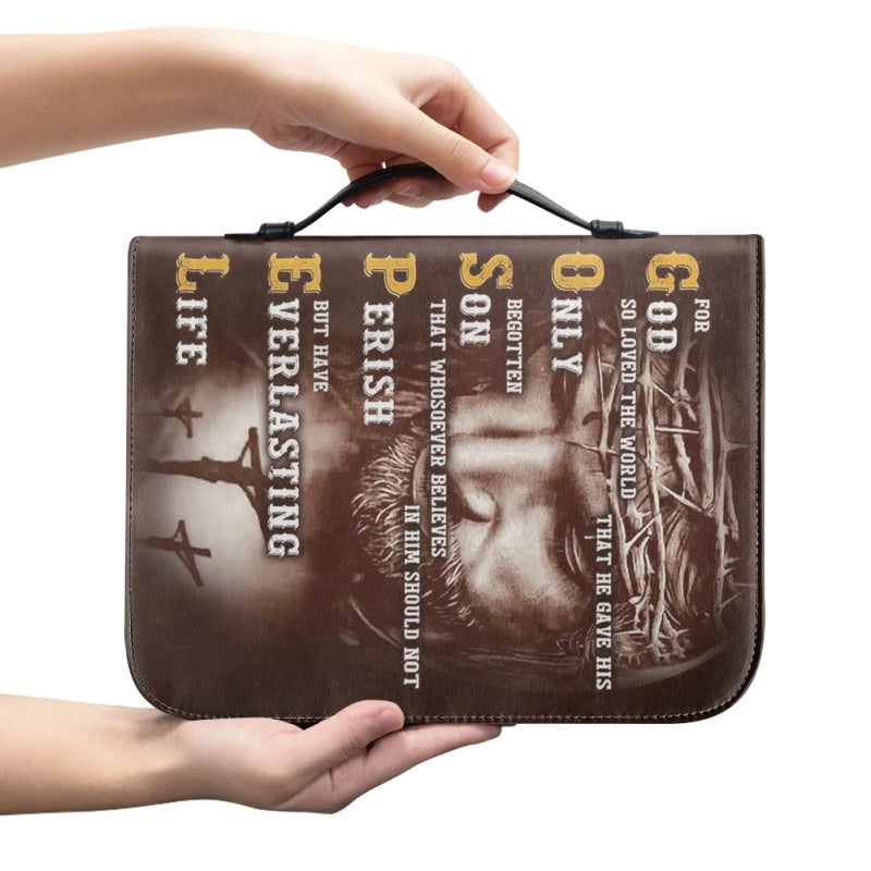 Personalized Christ Cross Bible Cover