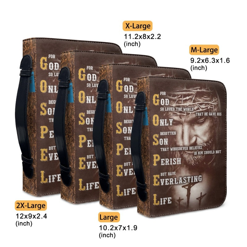 Personalized Christ Cross Bible Cover