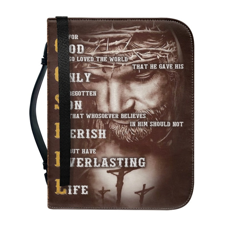 Personalized Christ Cross Bible Cover