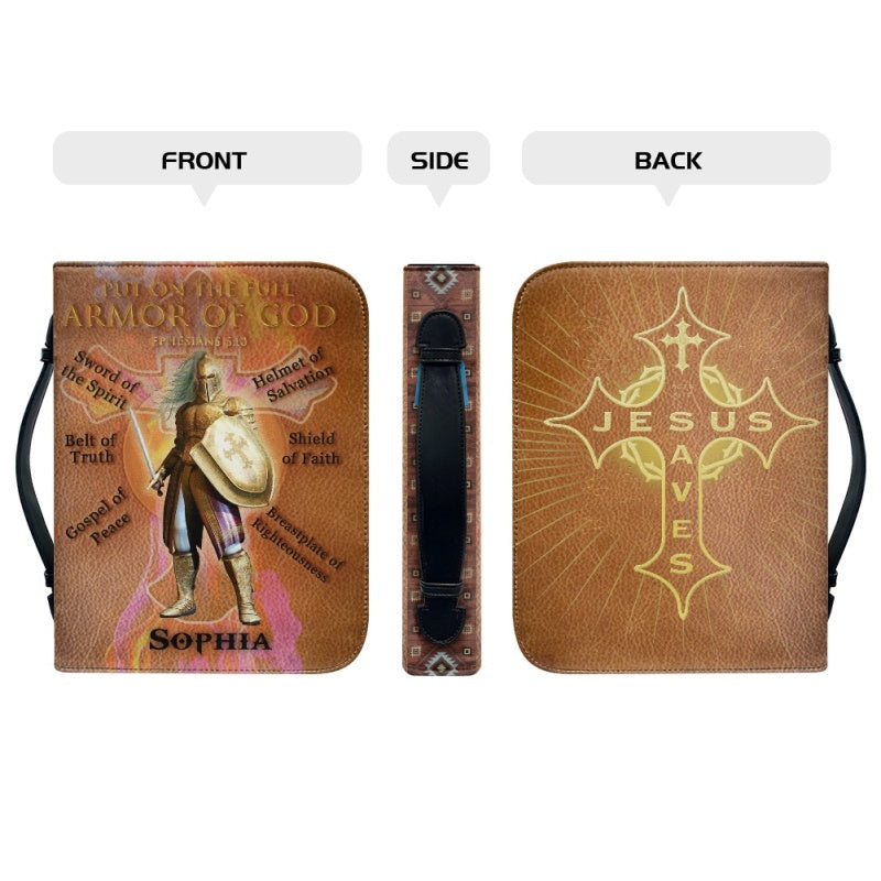 Personalized Full Armor of God Bible Cover