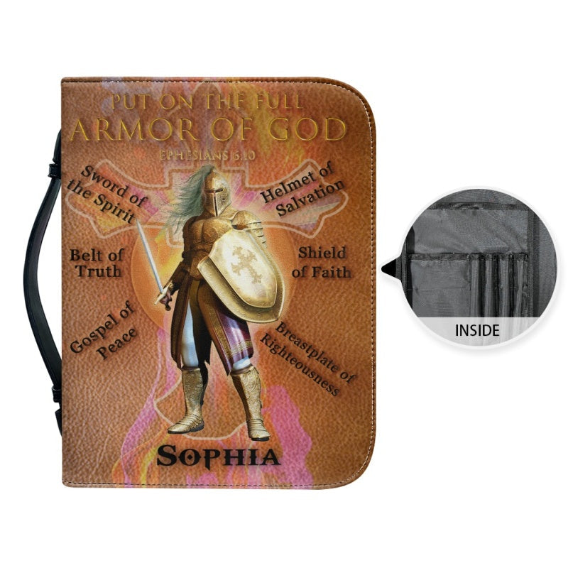 Personalized Full Armor of God Bible Cover