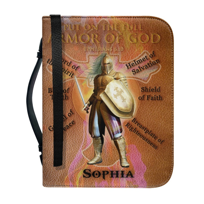 Personalized Full Armor of God Bible Cover