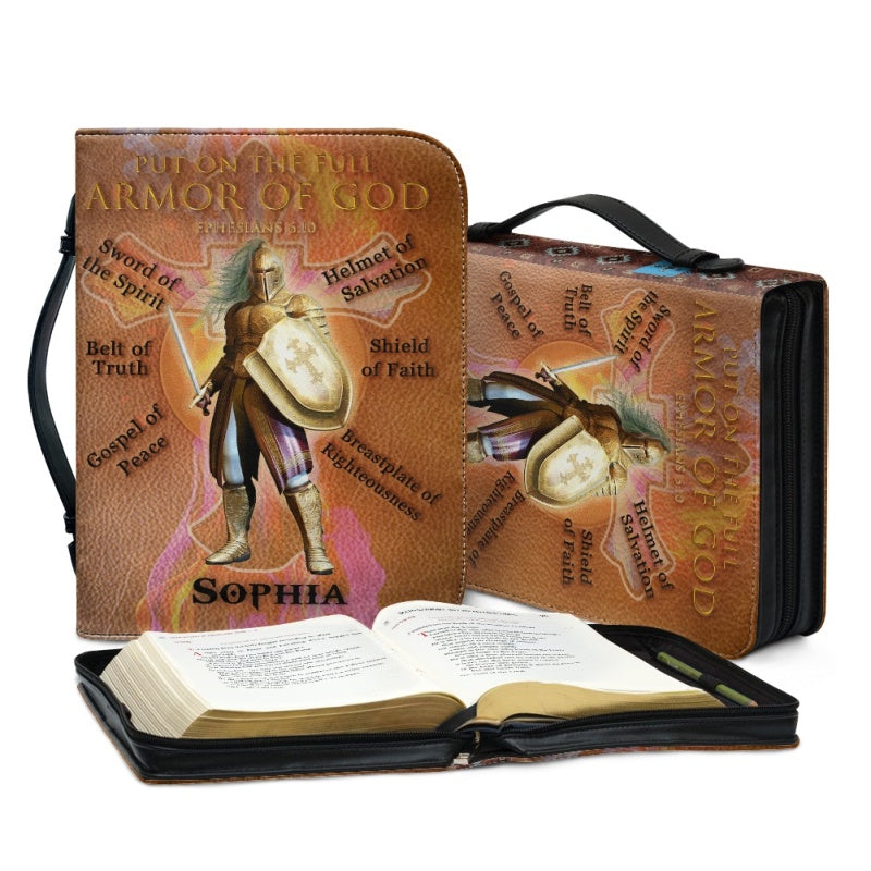 Personalized Full Armor of God Bible Cover