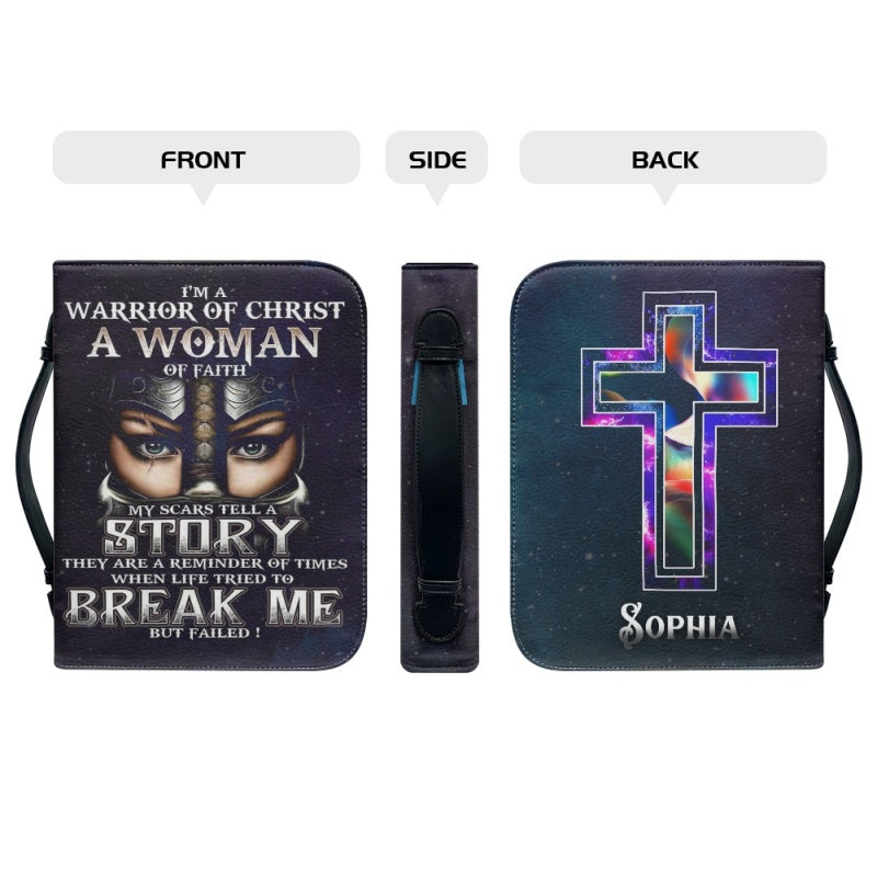 Personalized Warrior of Christ Bible Cover