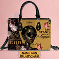 She Who Kneels Before God Custom Leather Tote