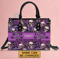 Personalized Christian Leather Tote Bag