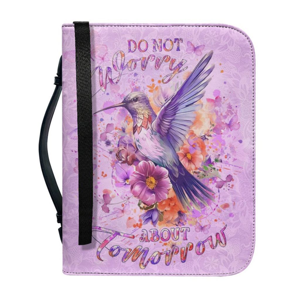 Personalized Purple Hummingbird Bible Cover