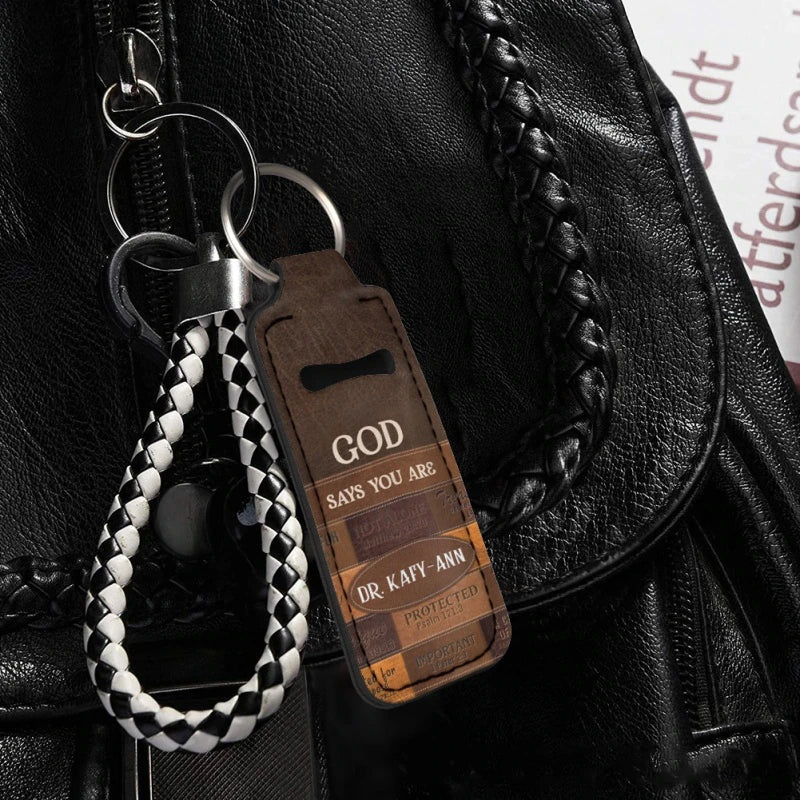 God Says You Are Personalized Bible Cover