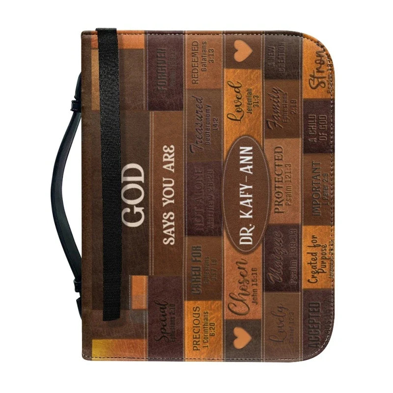 God Says You Are Personalized Bible Cover