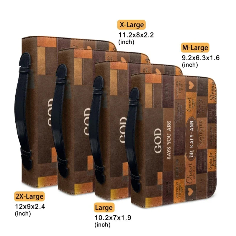 God Says You Are Personalized Bible Cover