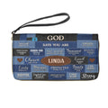 God Says You Are Personalized Clutch Purse
