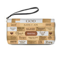 Personalized God Says I Am Clutch Purse