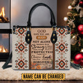 God Says You Are Southwest Leather Handbag