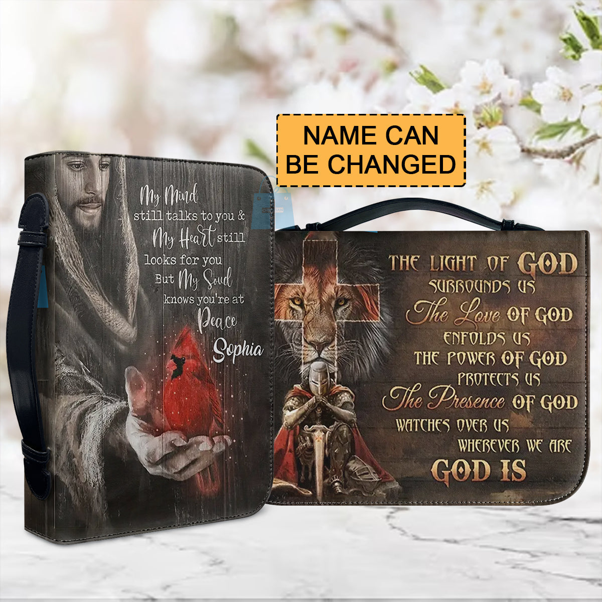 Personalized The Love Of God Bible Cover