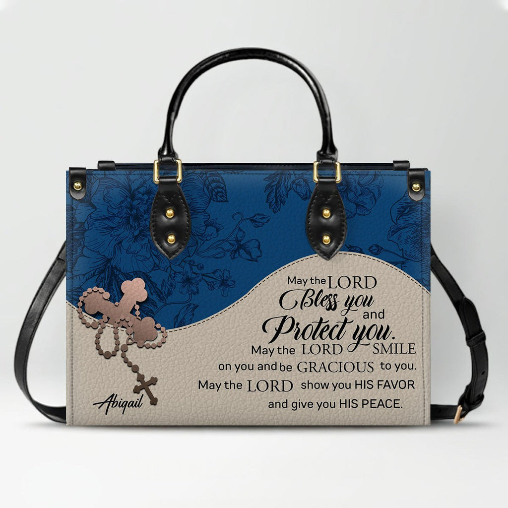 Personalized Christian Leather Handbag