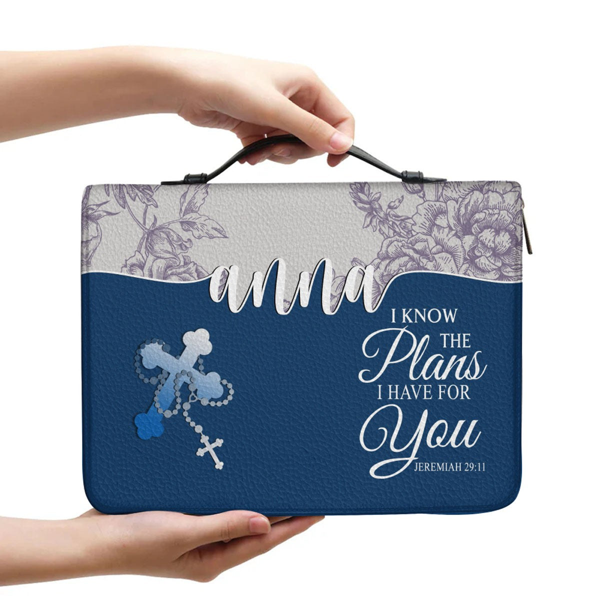 Personalized Bible Cover & Leather Handbag