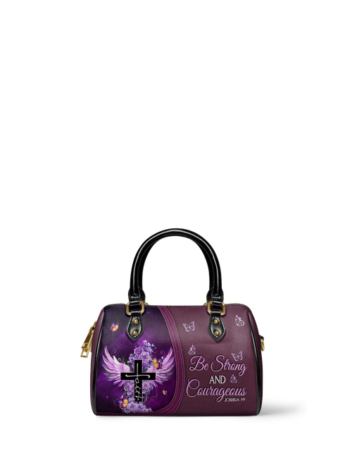 Courage Joshua 1:9 Mini Satchel Handbag