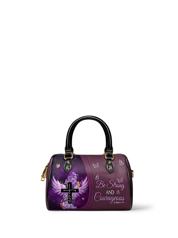 Courage Joshua 1:9 Mini Satchel Handbag