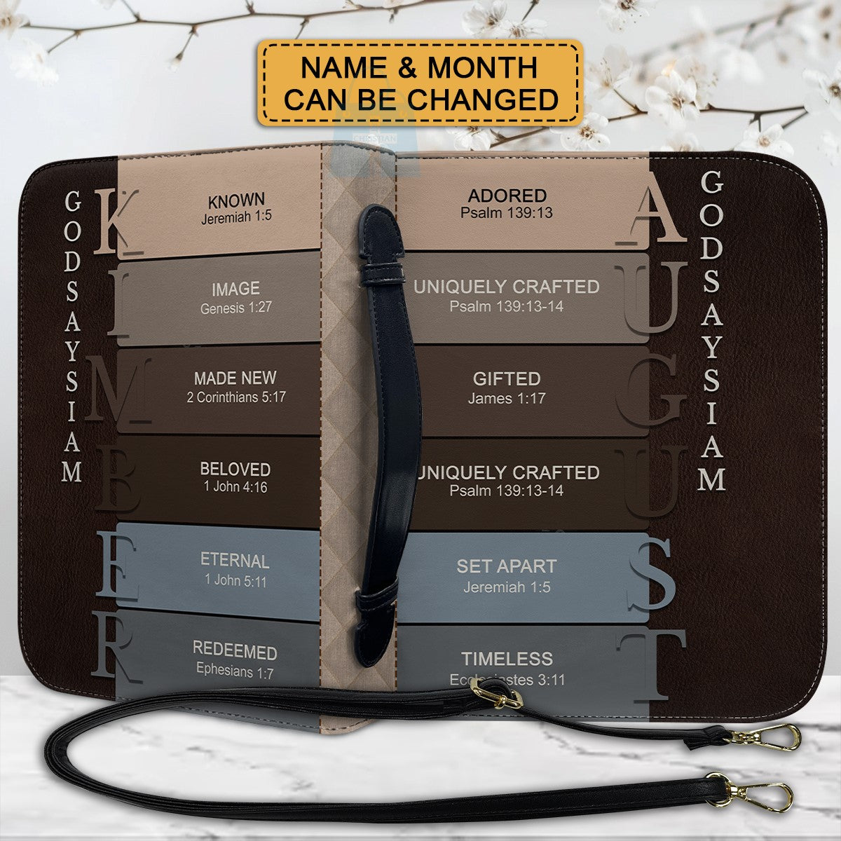 Personalized Name Meaning Bible Cover